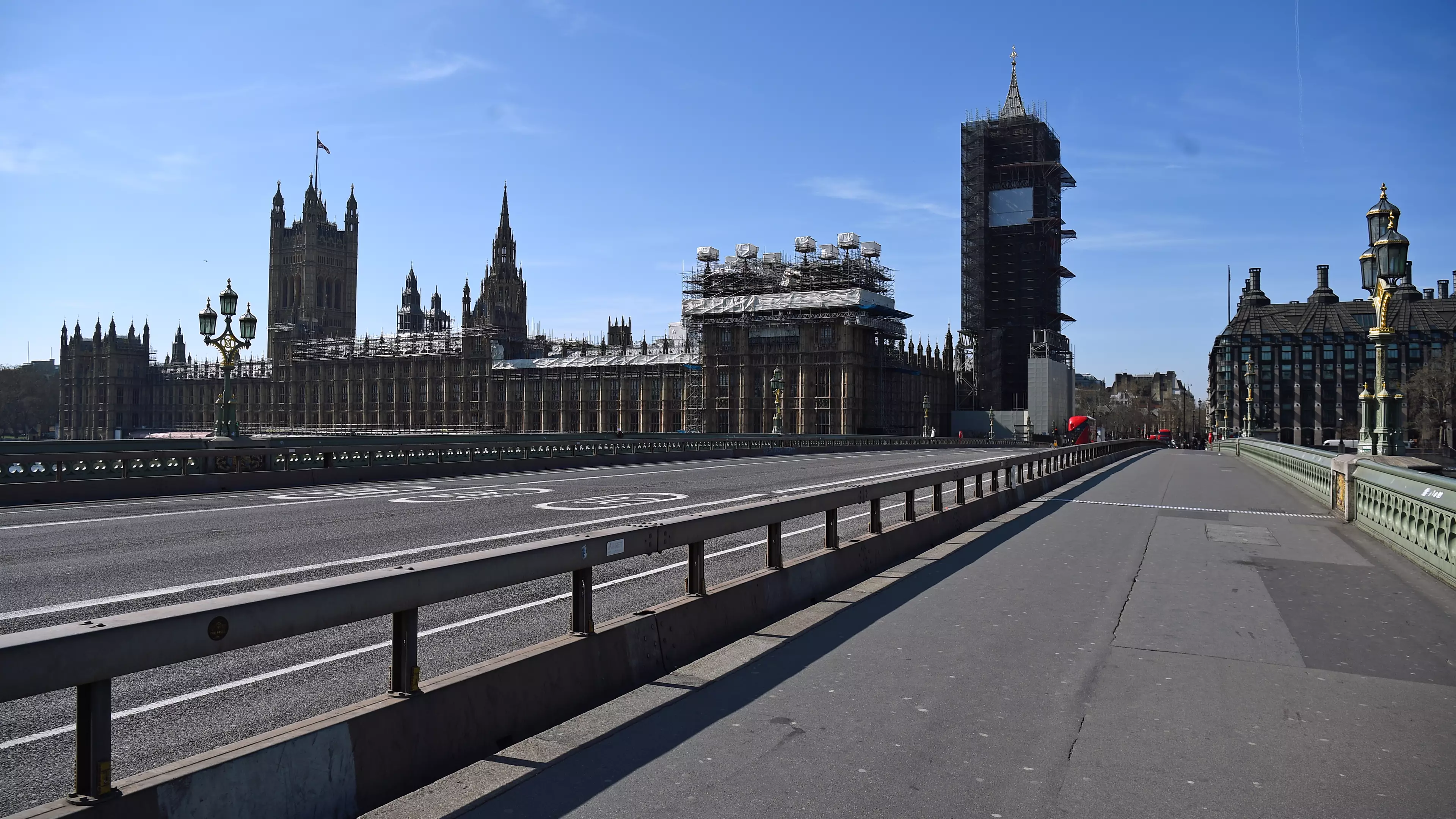 Photos Show A Deserted London As Residents Stay Inside