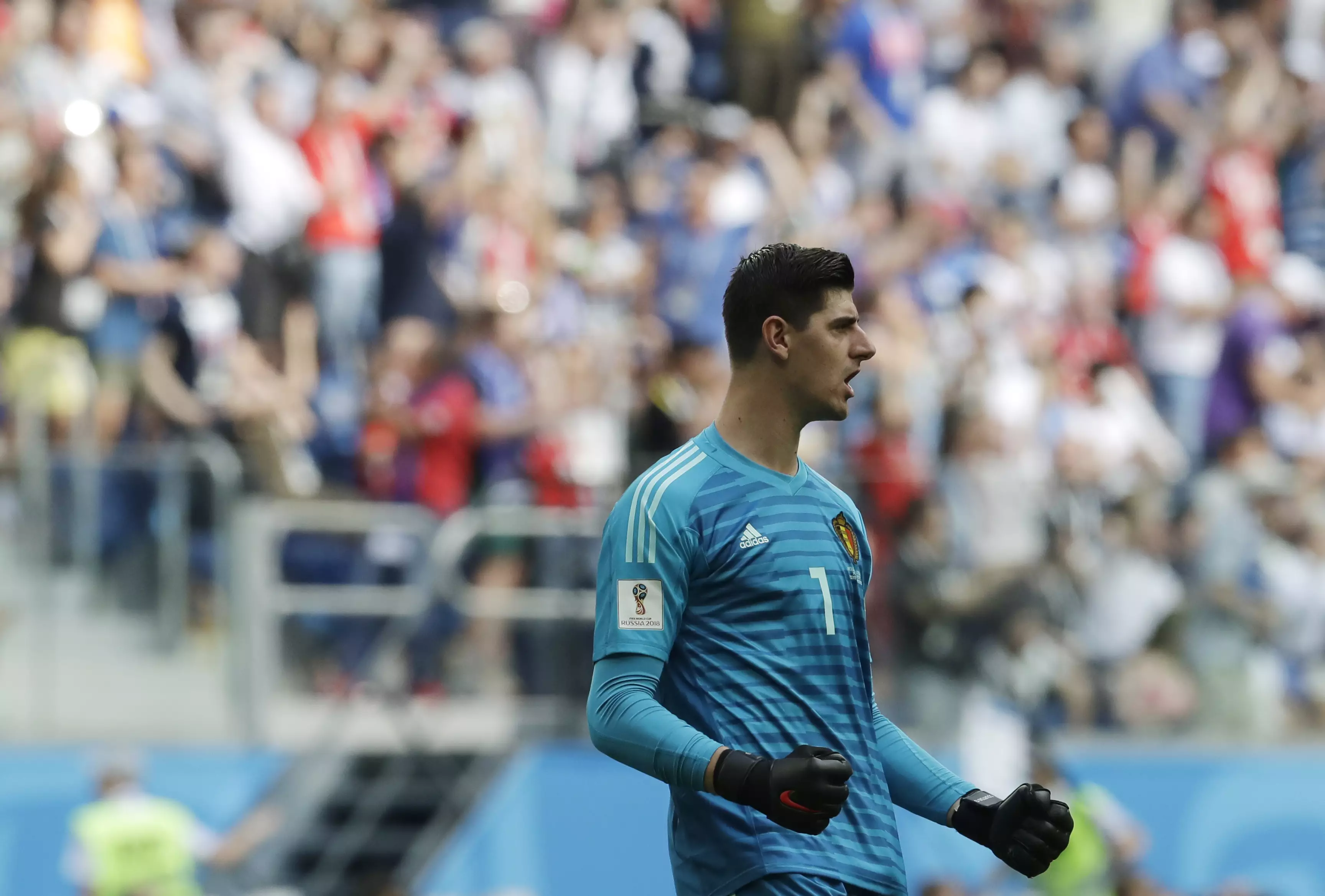 Courtois had a brilliant World Cup, winning the Golden Glove award. Image: PA Images