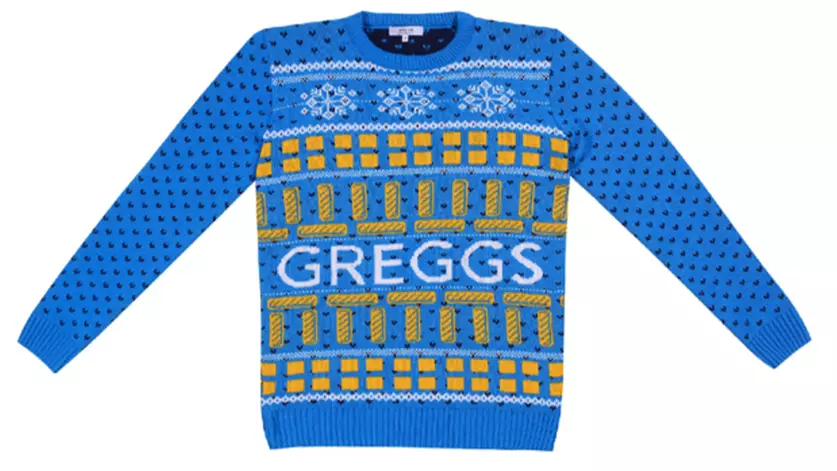 You Can Now Get Louis Theroux And Greggs Sausage Roll Christmas Jumpers