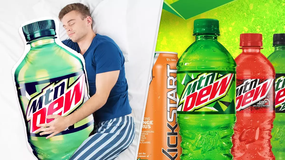 This Mountain Dew Body Pillow Is One Hundred Percent Real