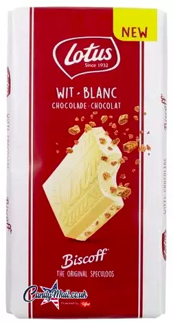 There's a crunchy white chocolate bar, too (