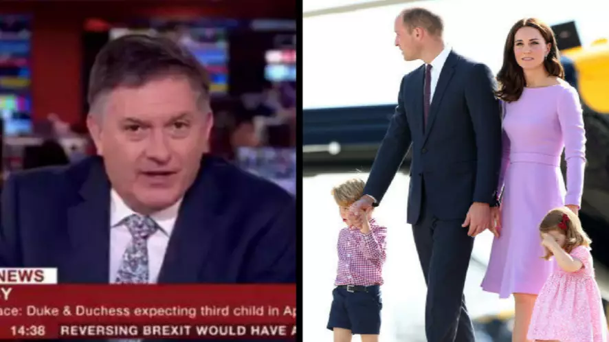 BBC Newsreader Really Doesn't Think Royal Baby Due Date Is News