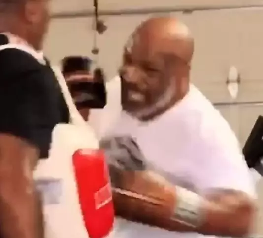 Tyson told fans 'I'm back'.