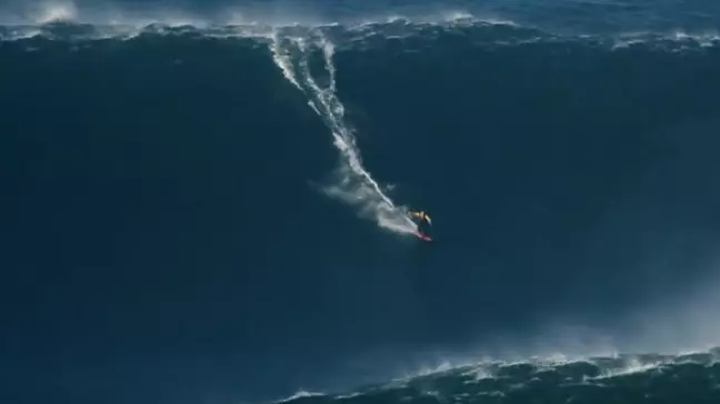 LAD Rides The Biggest Wave Ever Surfed And It's Terrifying