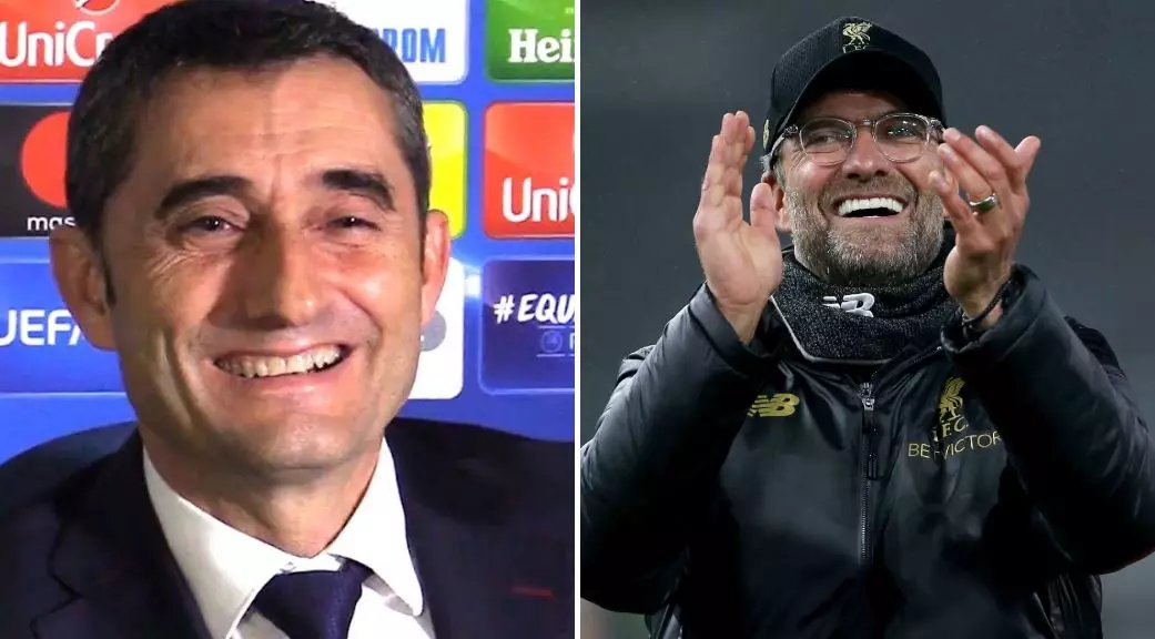 How Ernesto Valverde Reacted To Barcelona Avoiding Liverpool In The Champions League