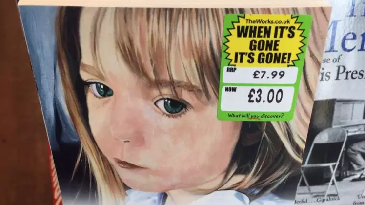 Someone Put This Sticker On A Madeleine McCann Book