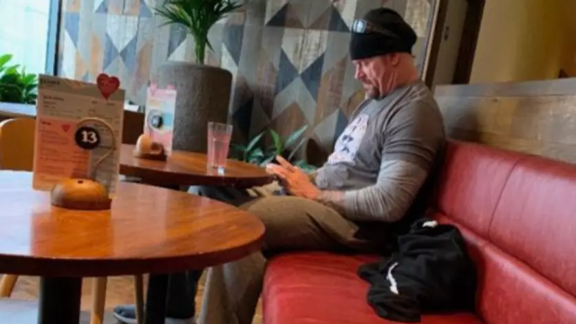 WWE Legend The Undertaker Spotted Having A Cheeky Nando's In UK 