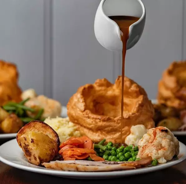 Hungry fans will be able to order a one, two, three or four meat carvery from the pub-chain via Just Eat (