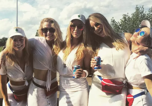 Margot Robbie Took Part In A Boozy Golf Tournament With 'Suicide Squad' Co-Stars