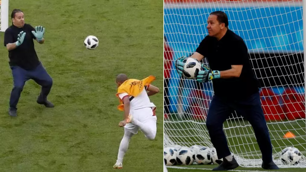 Tunisia Manager Nabil Maaloul Going In Goal During Training Is Just Brilliant 