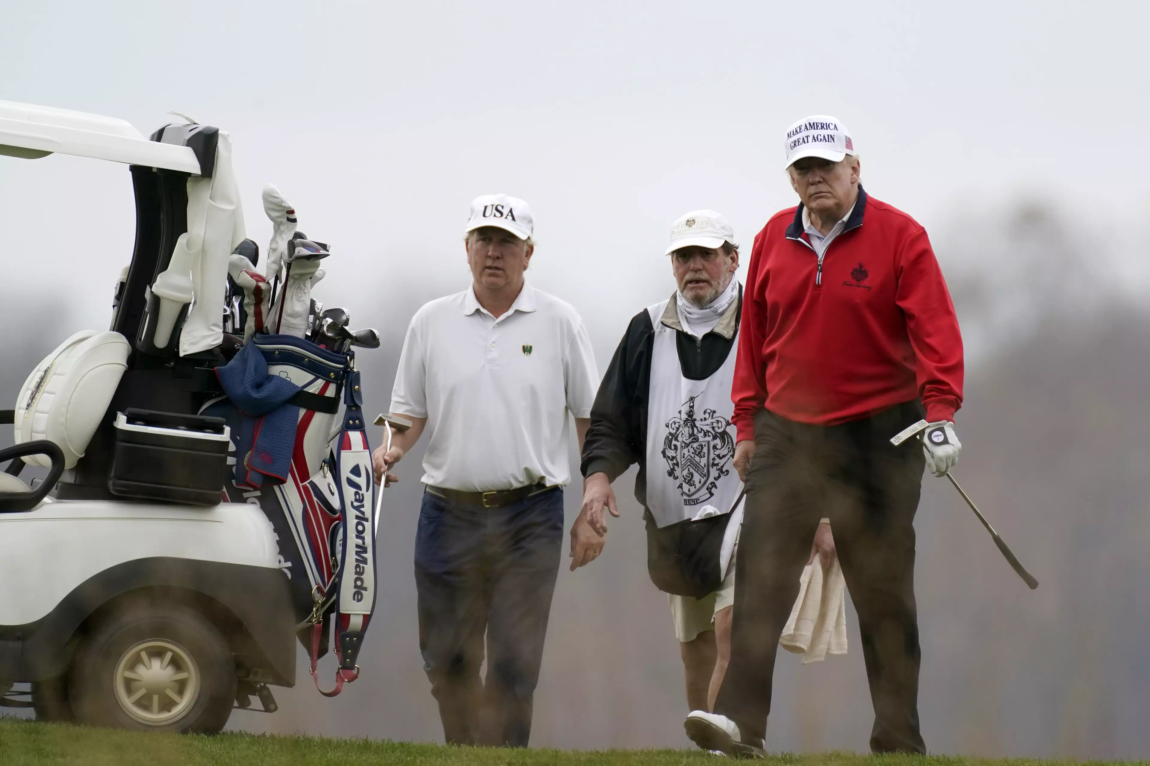 Trump skipped the Pandemic Preparedness meeting to play golf.