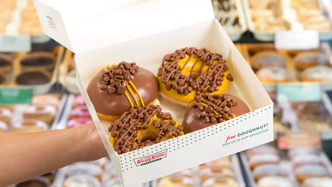 Krispy Kreme Has Teamed Up With Crunchie For The Ultimate Doughnuts