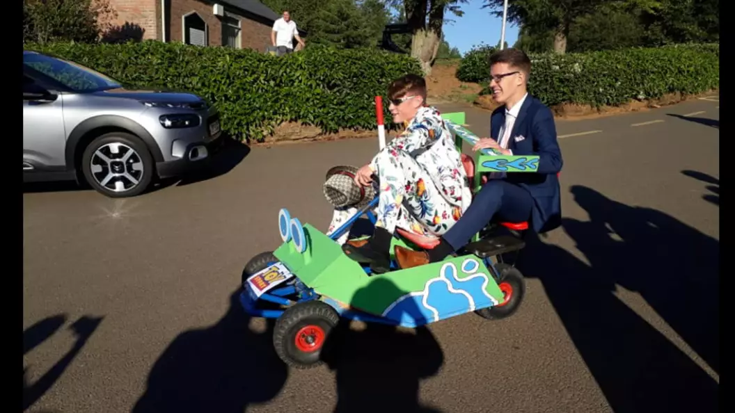 LADs Go To Prom On A Homemade Toy Story RC Kart