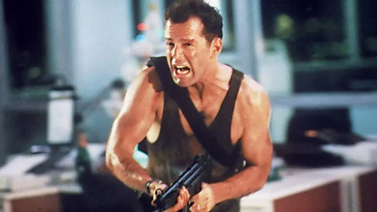 Bruce Willis stars as the terrorist-fighting cop in 'Die Hard' (