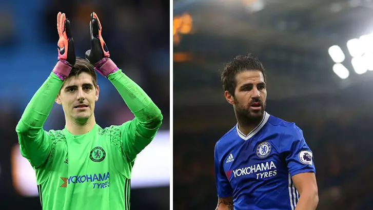 Fabregas And Courtois Engage In Twitter Banter Over 2015 West Brom Loss