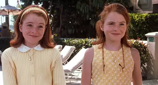 Lindsay was just 11 when she took on the role of Hallie and Annie (
