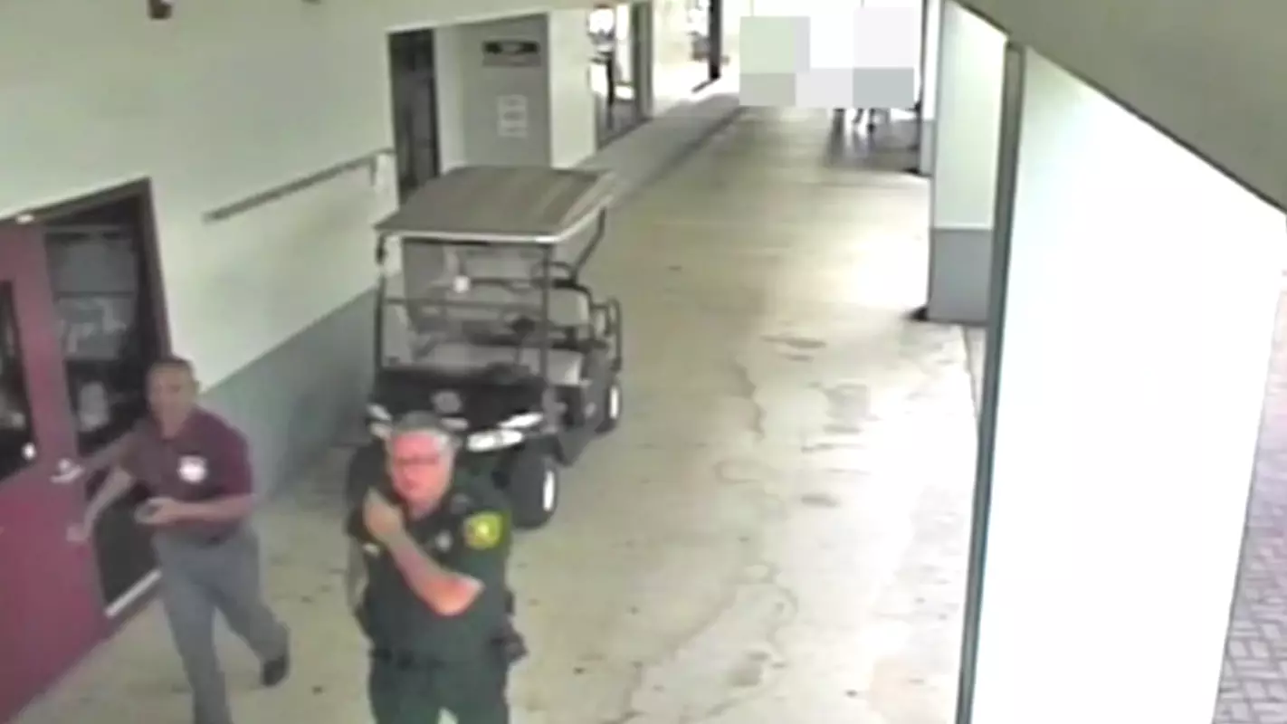 Footage Released Of Deputy Branded A 'Coward' For Not Entering Parkland School