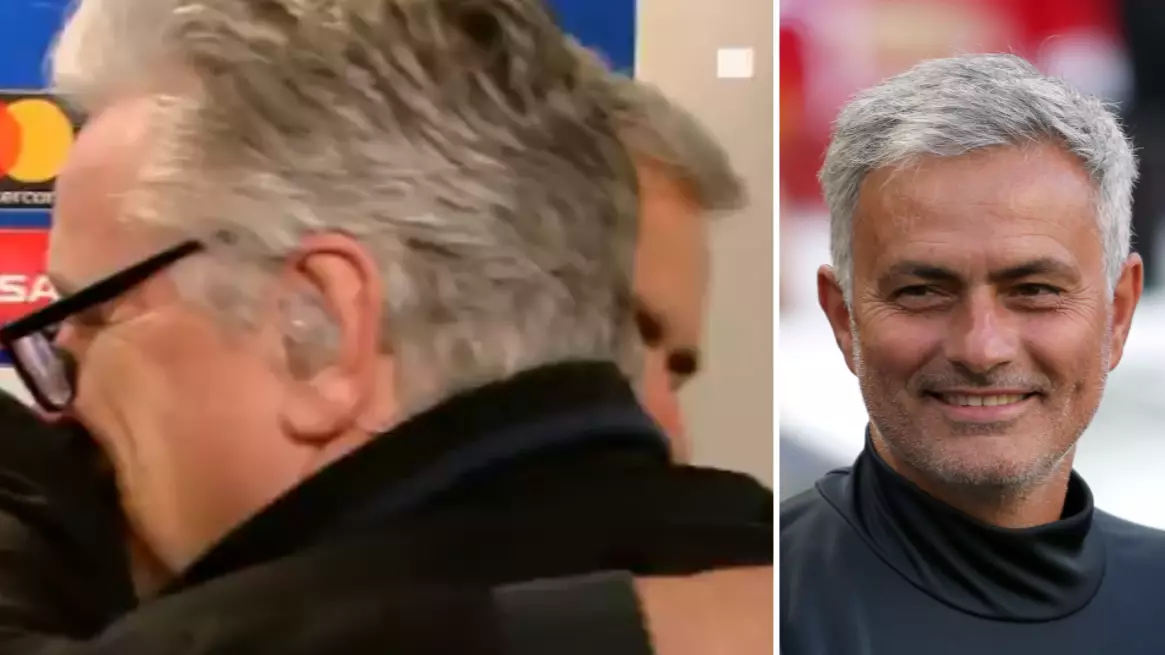 The Reason Behind Jose Mourinho Hugging Interviewer After Sevilla Game