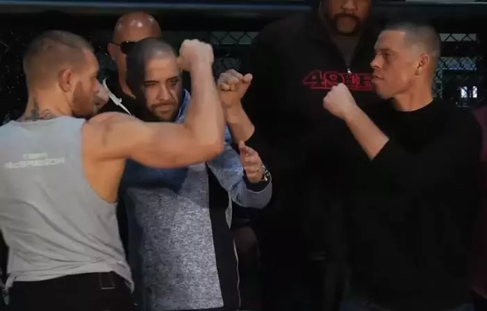 Conor McGregor Predicts What Round He'll Defeat Nate Diaz At UFC 196 In Tense Press Conference