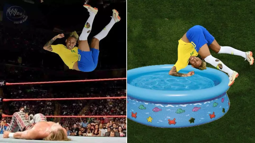 Neymar's 10/10 Diving Antics Against Switzerland Get The Photoshop Treatment 