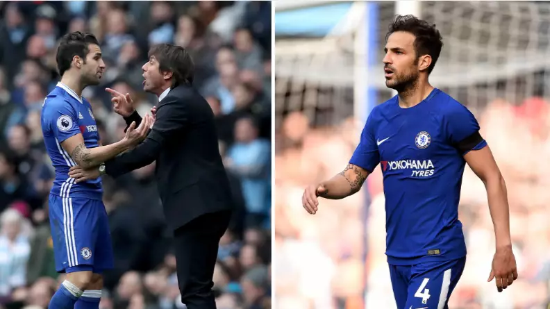 Cesc Fabregas Has To Apologise After 'Liking' Antonio Conte's Departure 