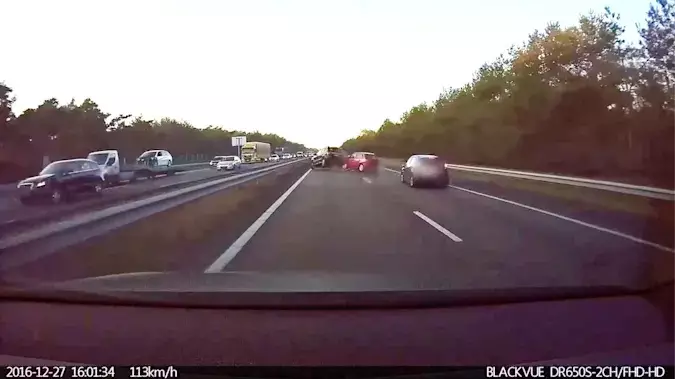 Video Shows Tesla Avoiding Crash Before It Even Happens