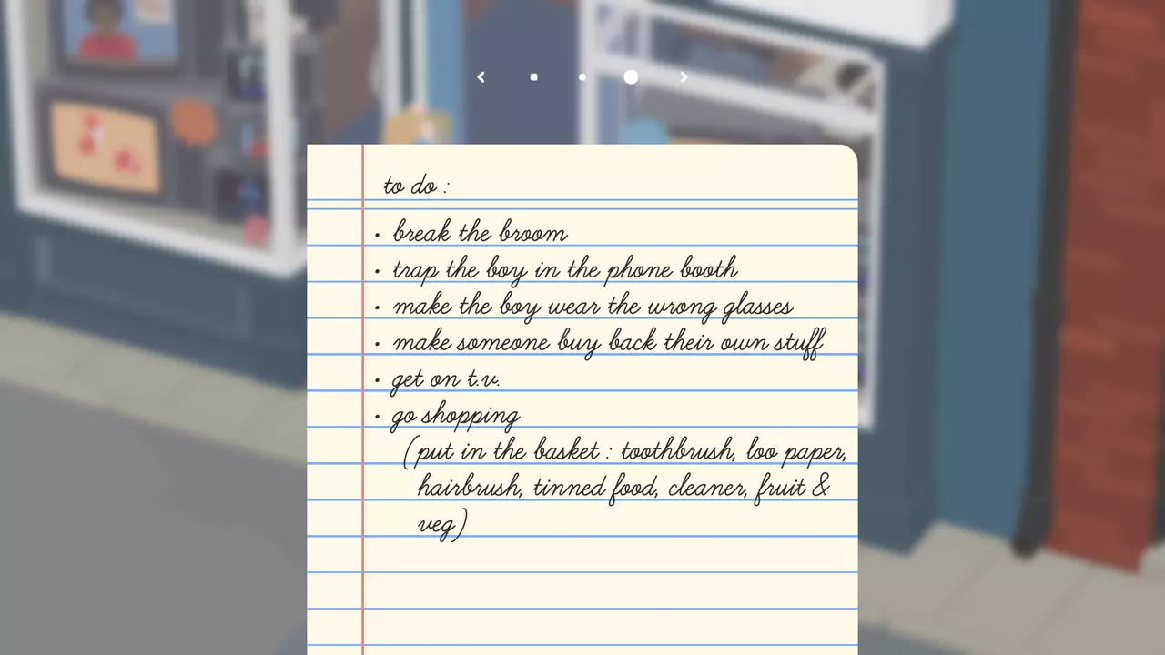 The default to-do list font in 'Untitled Goose Game' is hard to read for some players, but can be changed /