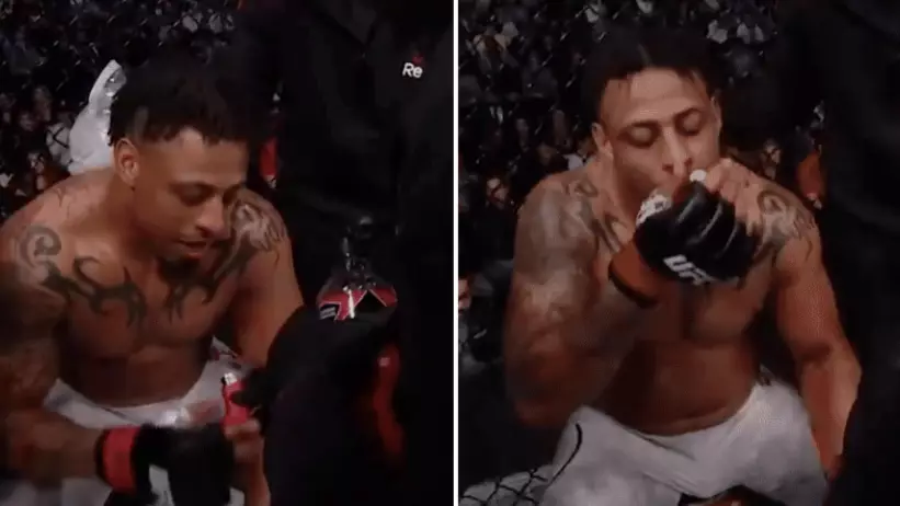 Greg Hardy Stripped Of UFC Win After Using Inhaler In Between Rounds Against Ben Sosoli
