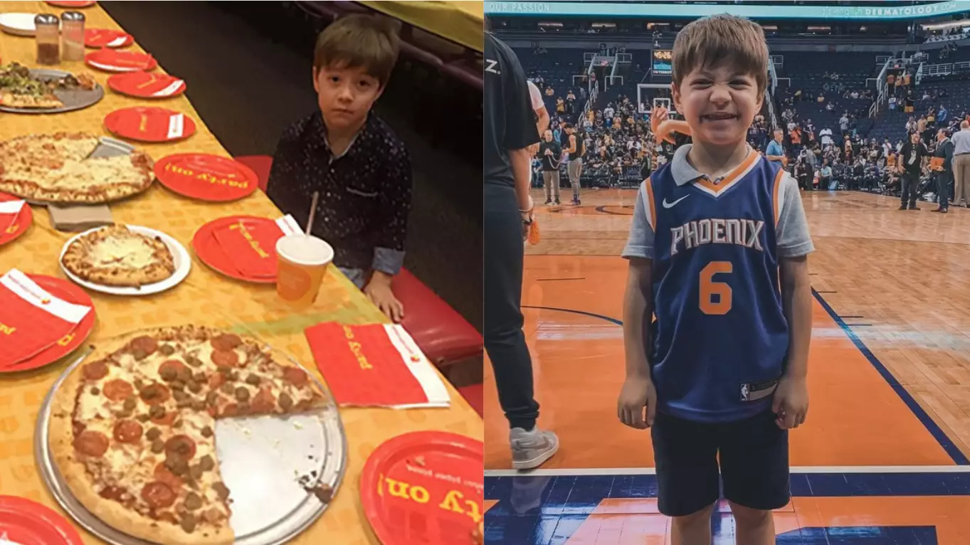 ​Kid With No Friends At Birthday Party Gets VIP NBA Treatment