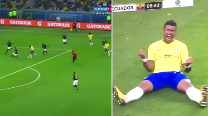 WATCH: Barcelona's Paulinho Was In Fine Form For Brazil Last Night