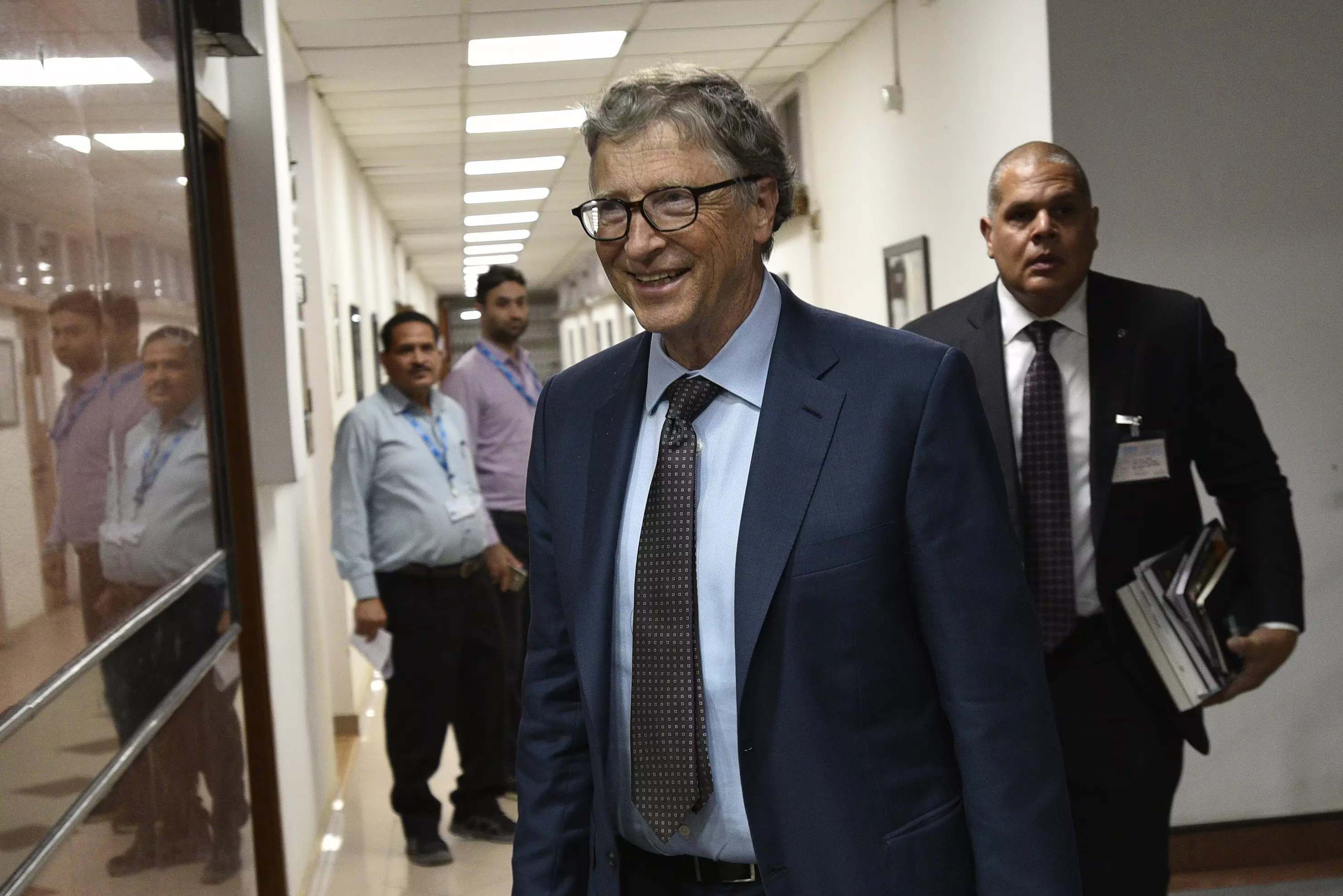 Bill Gates has dismissed conspiracy theories about him.