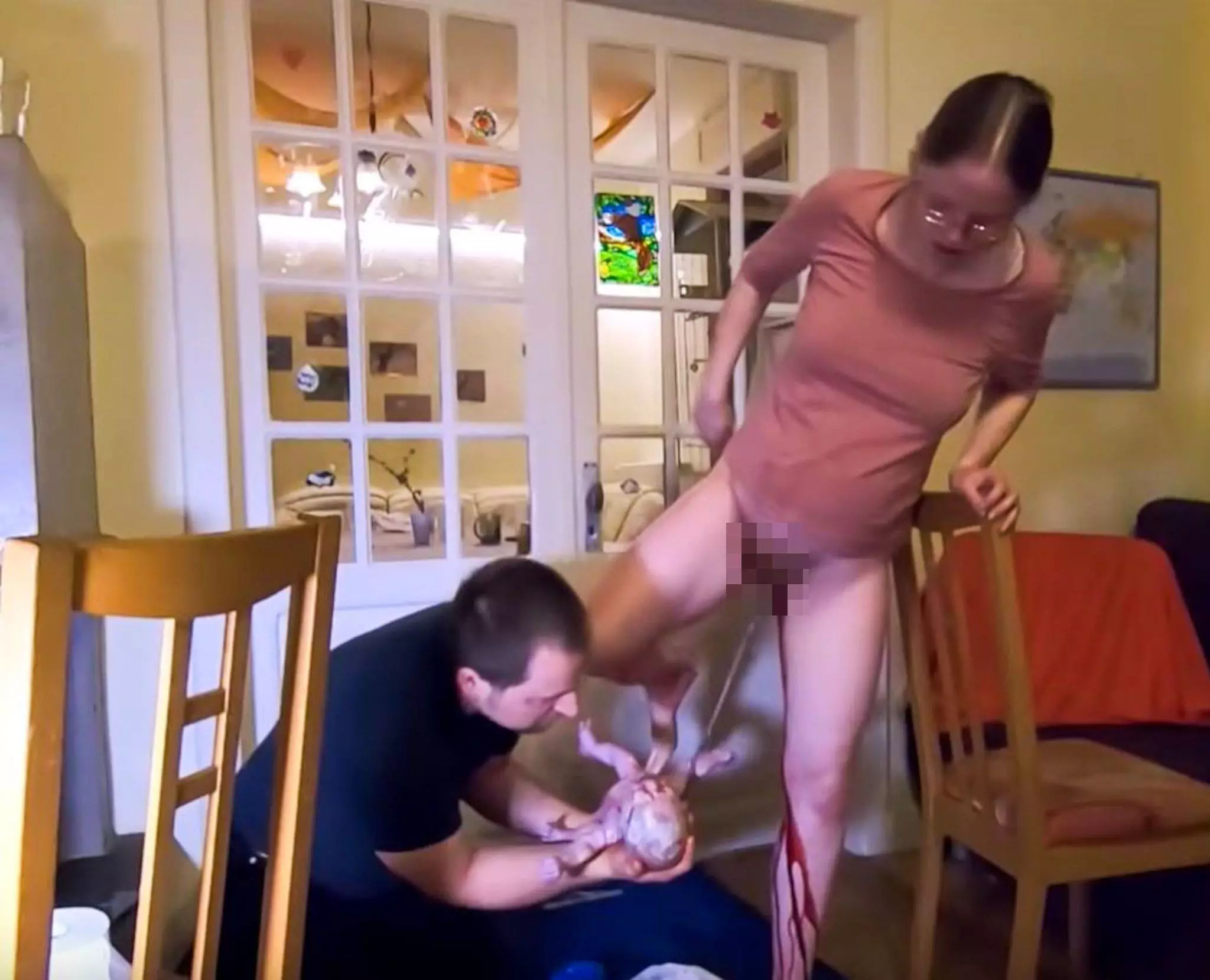 The mum filmed her birth for people to watch online (