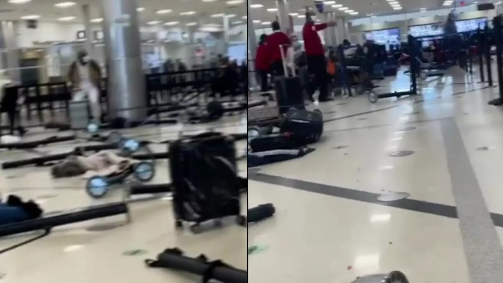 Airport Descends Into Chaos After Gun Discharged At Security