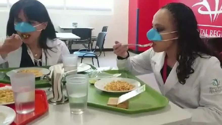 Researchers Design Nose Mask You Can Wear While Eating