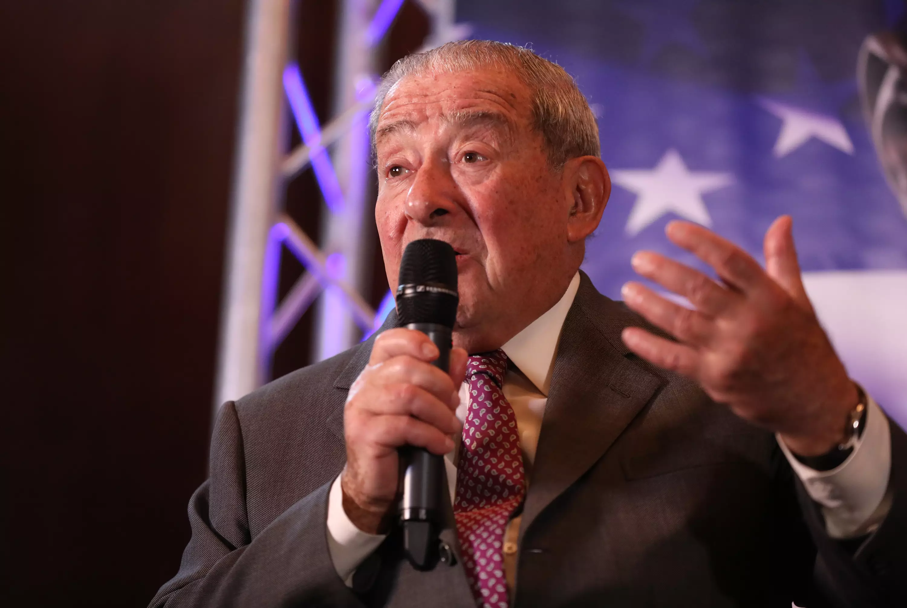 Bob Arum handles Tyson Fury's promotion in the US and has been critical of Eddie Hearn