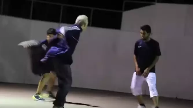 Old Man Joins In 5-A-Side Game And Wipes The Floor With Everyone 