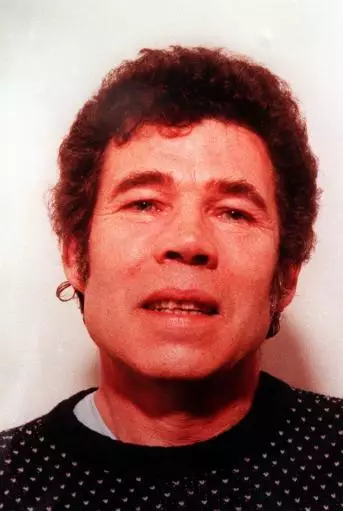 A police-issued photograph of Fred West after his wife Rosemary West had been imprisoned for life on ten counts of murder.