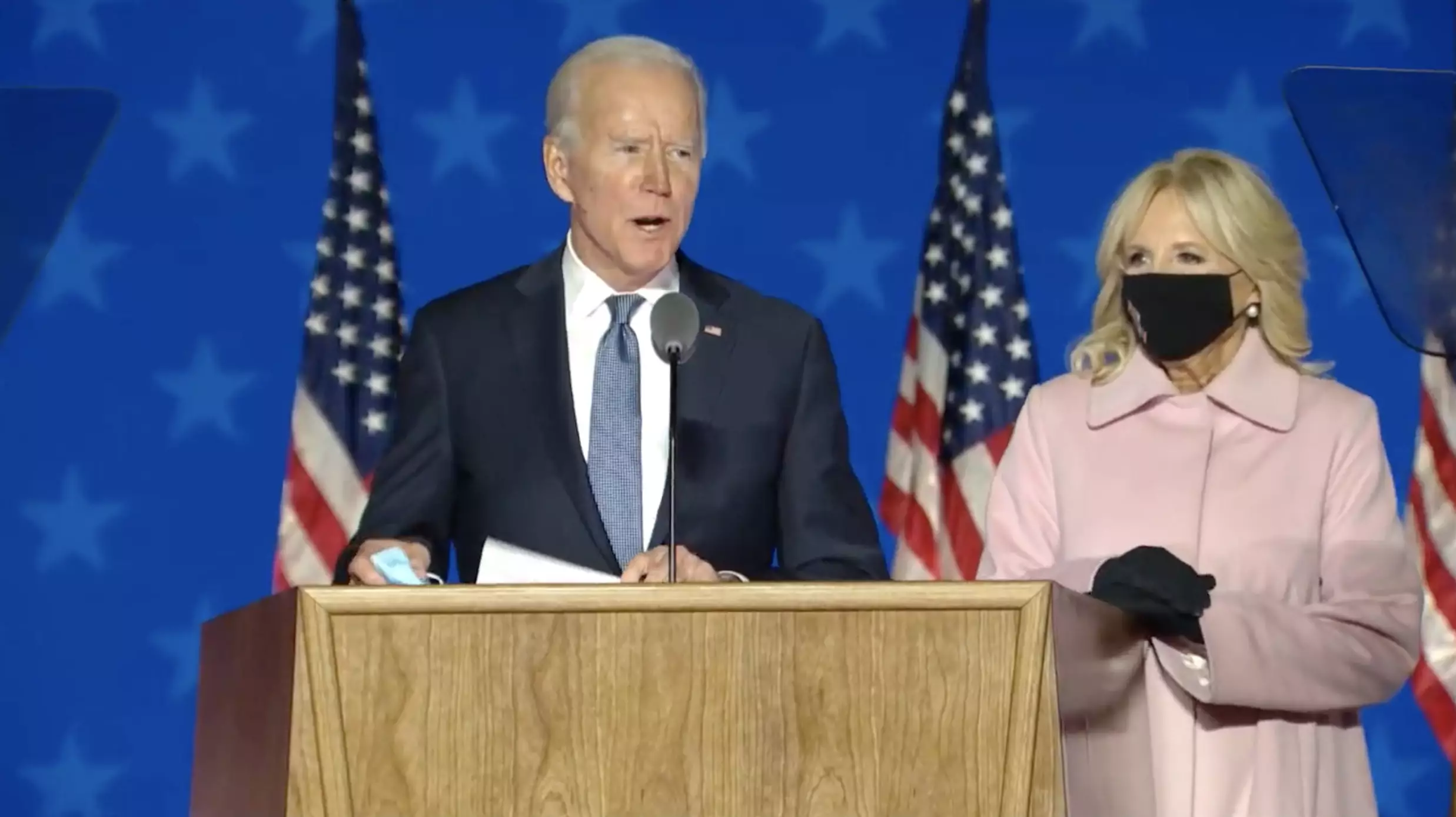 Joe and Jill Biden during the presidential campaign.