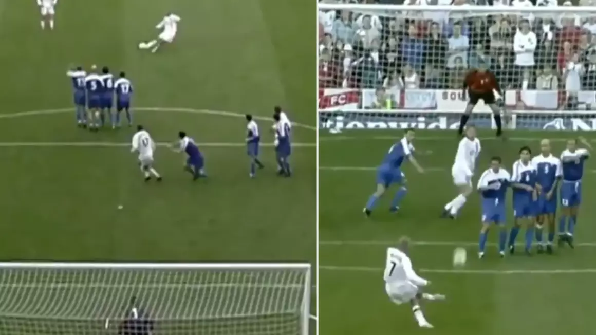 Remembering David Beckham's Iconic Free-Kick Against Greece On His 43rd Birthday 