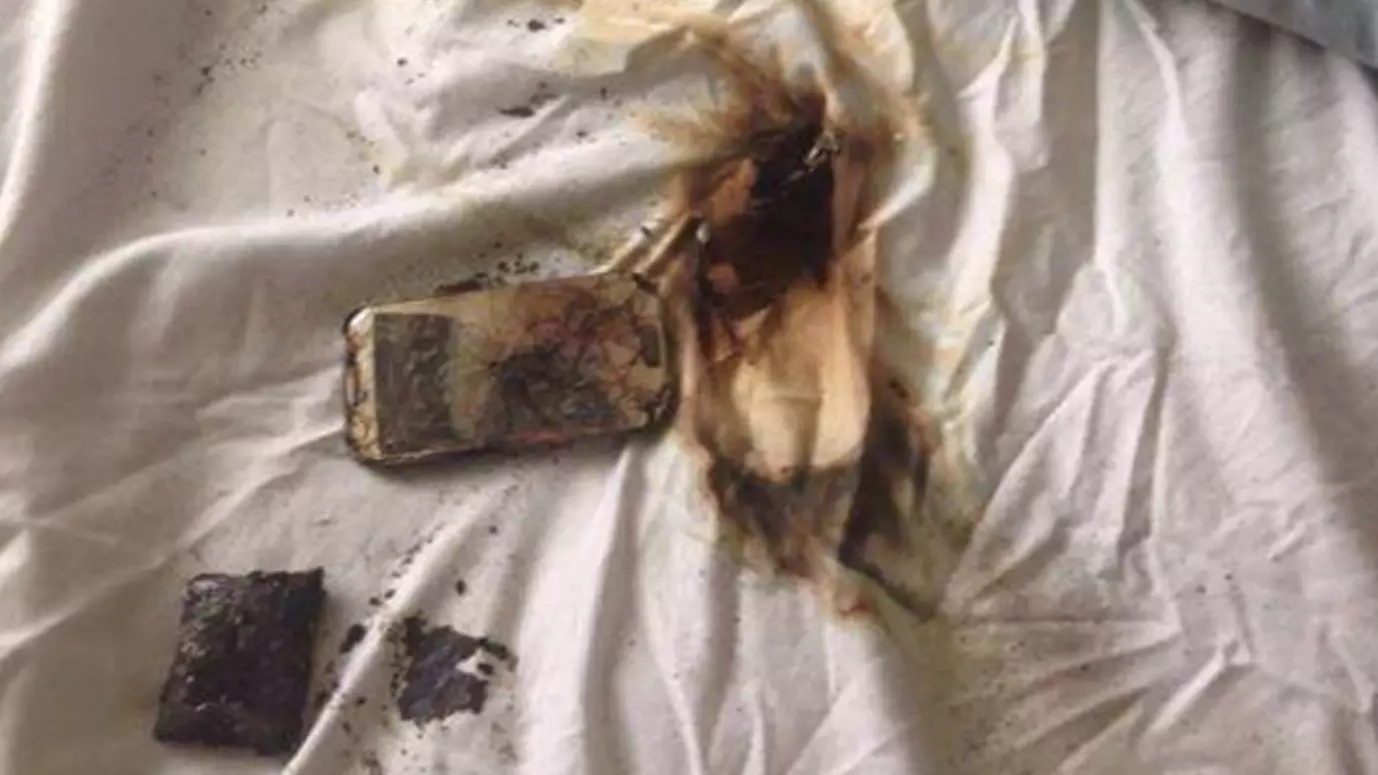 Fire Brigade Warn About Overcharging Phones Catching Fire On Twitter