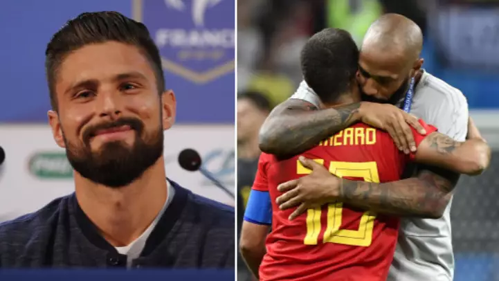 What Olivier Giroud Has Said About Thierry Henry Coaching Belgium Is Brilliant 
