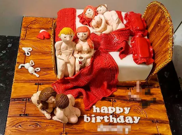 Kinky Birthday Cake