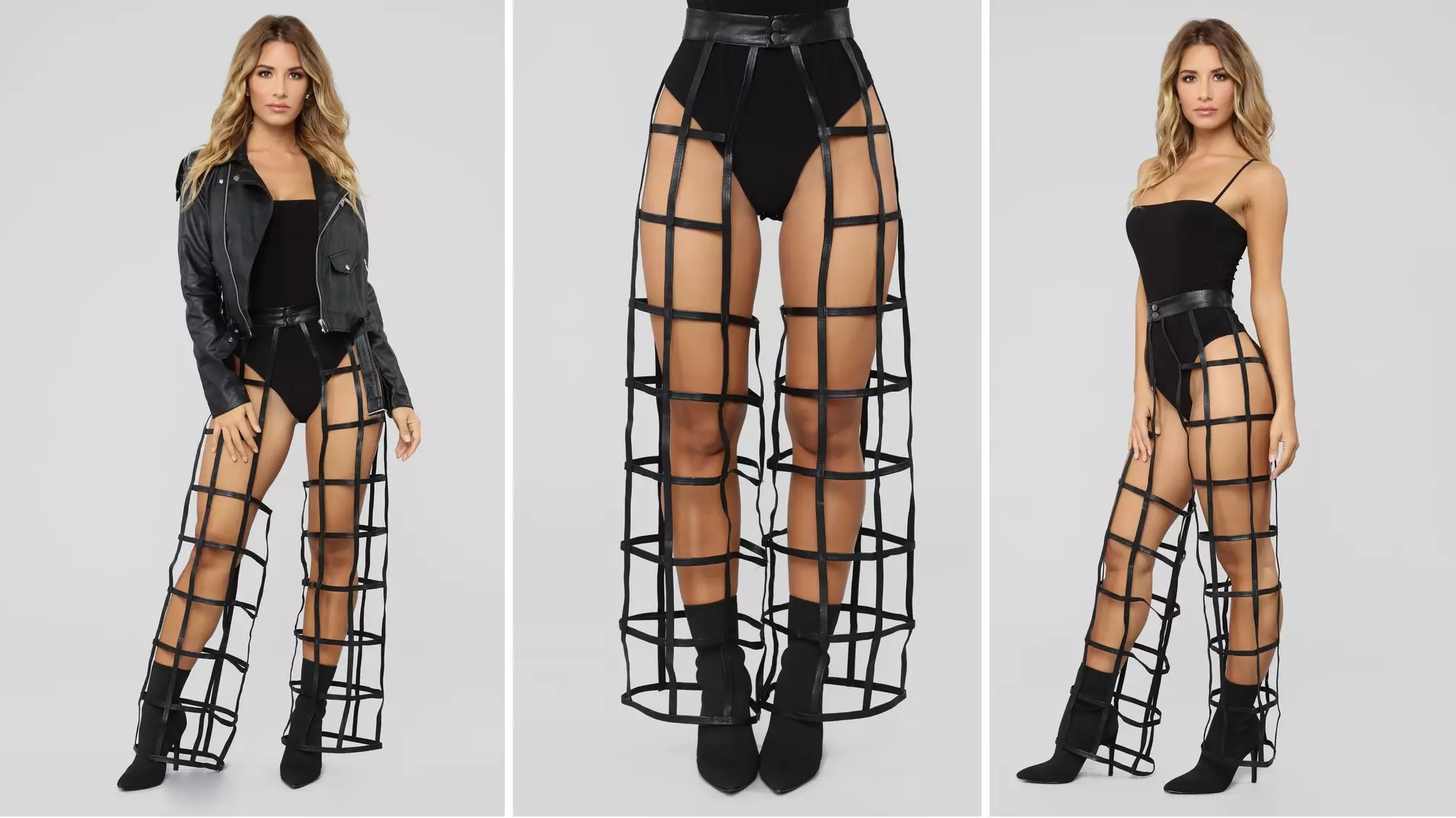 Fashion Nova Baffles The Internet With New Cage-Style 'Trousers'