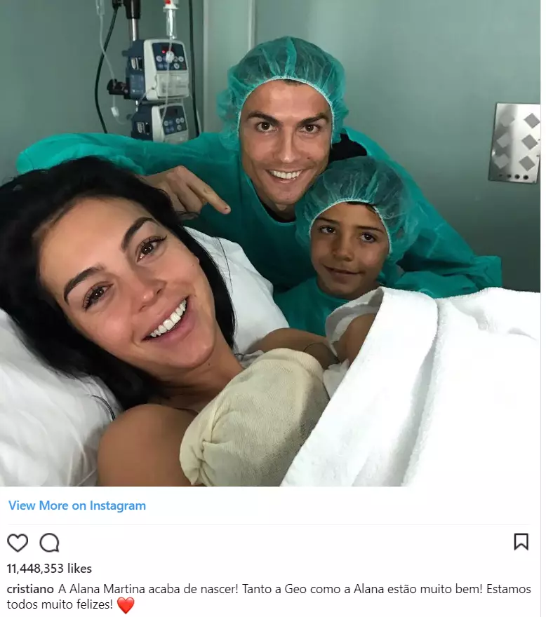 Image: Cristiano Ronaldo/Instagram 