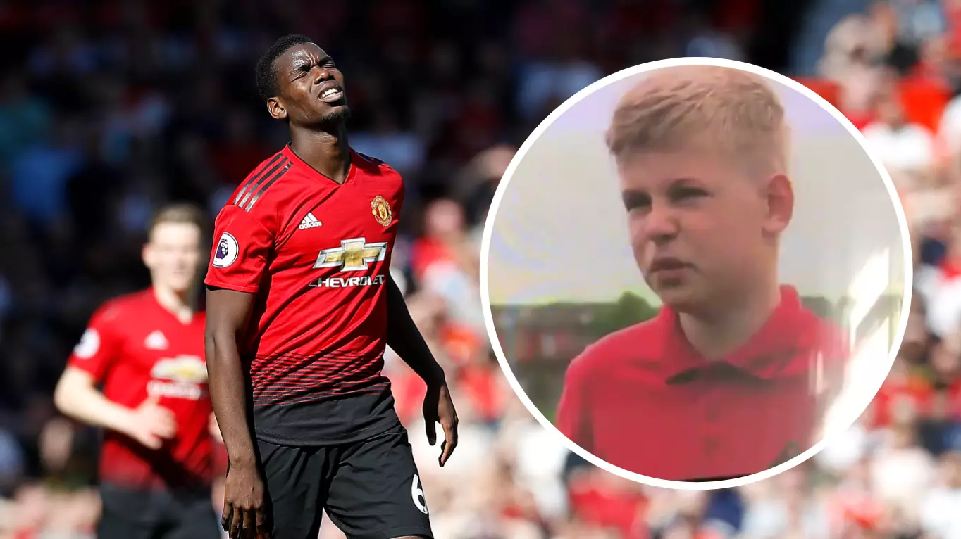 Young Fan Savages Manchester United Players On Live TV By Calling Them 'All Rubbish'