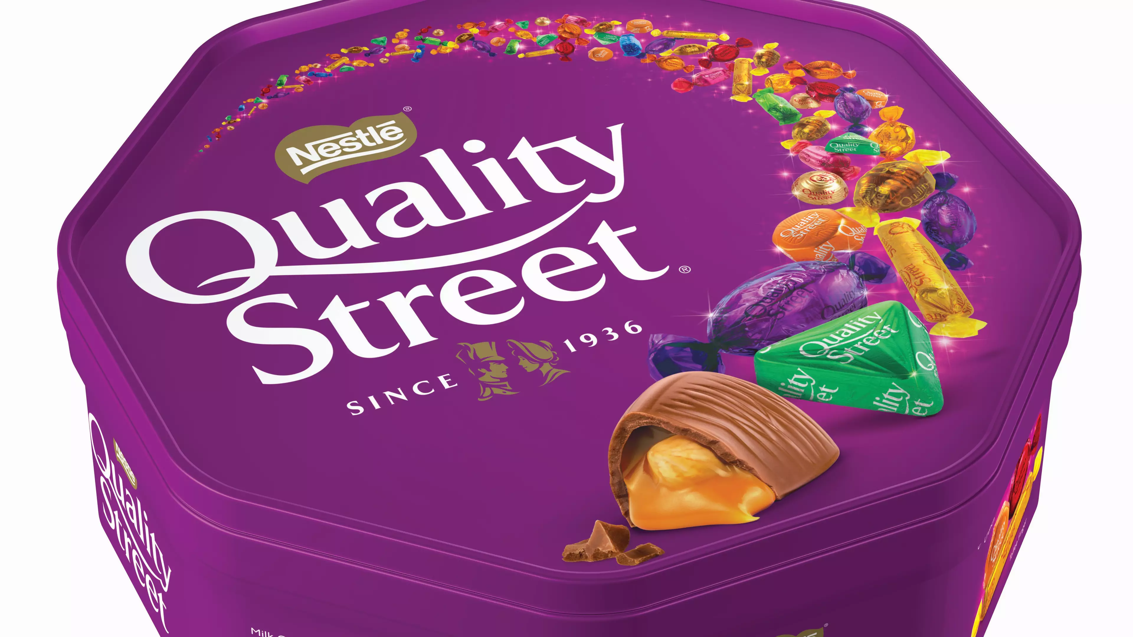 Boxes of Quality Street have been reduced by 30g.