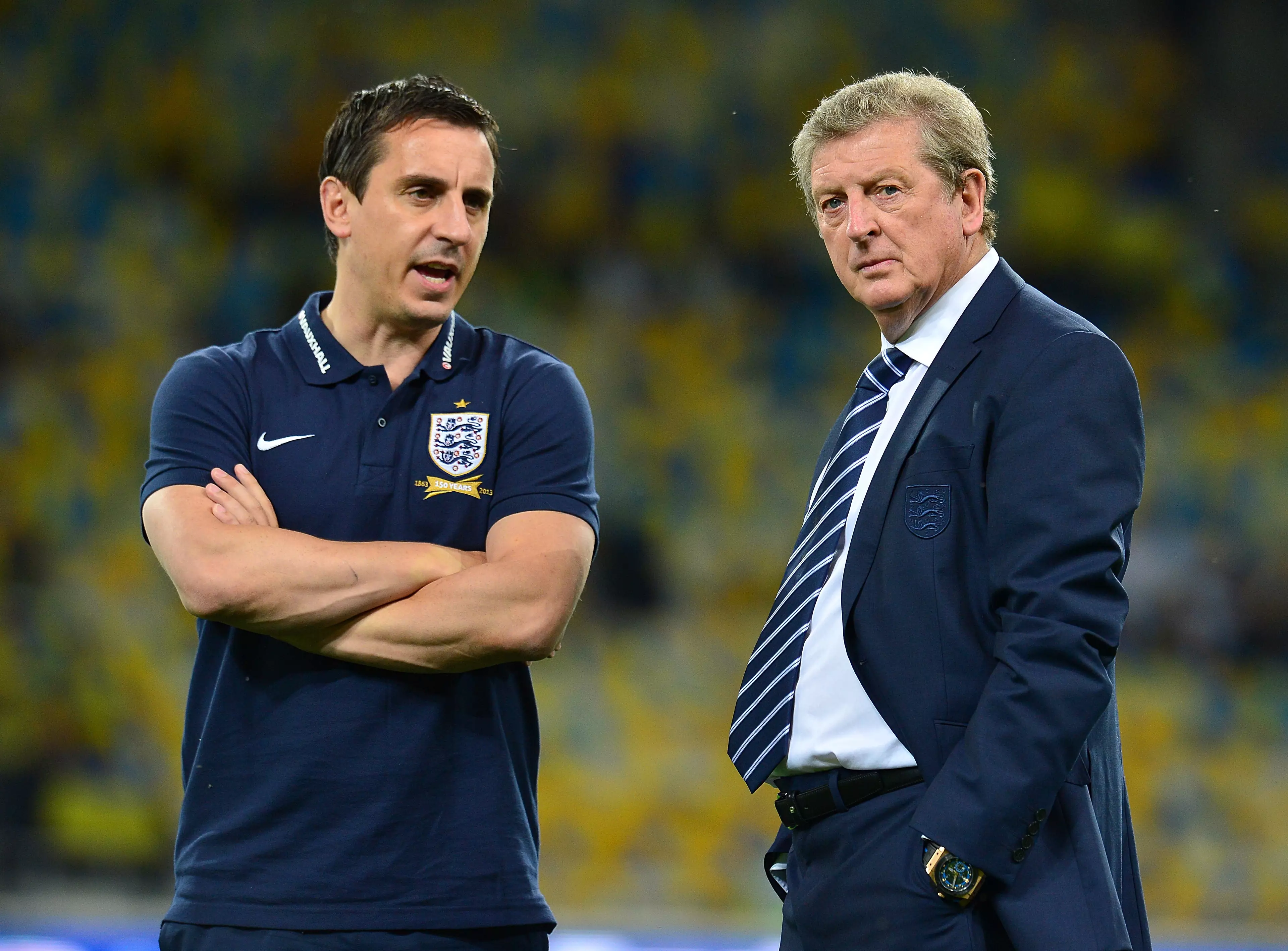 Gary Neville Slams Reports Of Falling Out With Roy Hodgson