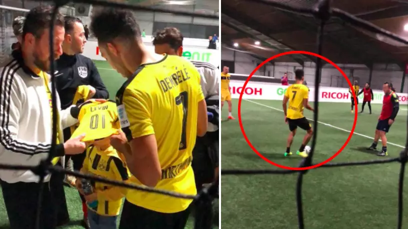 Pierre Emerick-Aubameyang Decided To Play 5-A-Side With His Mates During Dortmund Game 