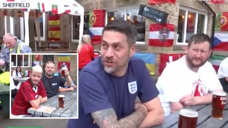 England Fans Were Already Sat In The Pub At 7am Ahead Of Germany Game 