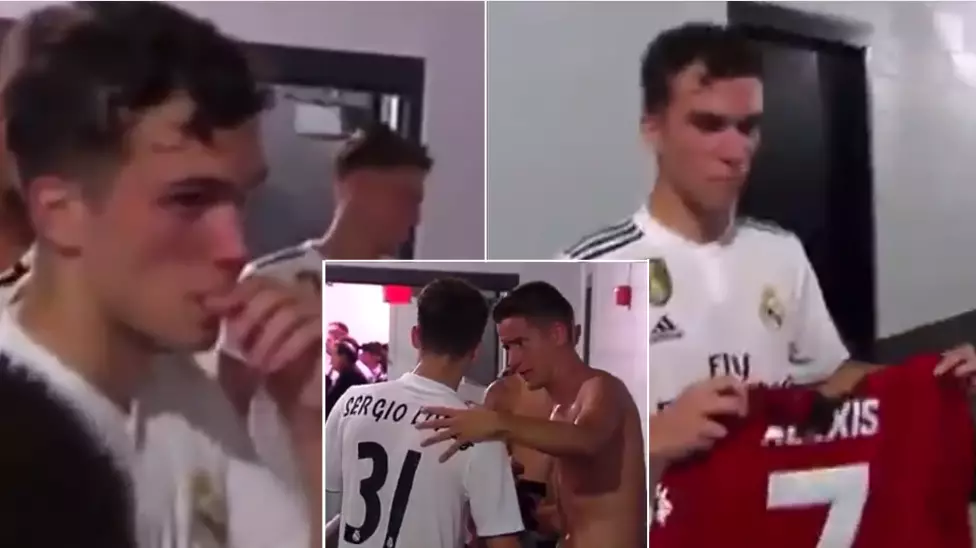 Real Madrid Youth Player Sergio Lopez Asking For Alexis Sanchez's Shirt Is Brilliant 